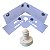 Kit Salva Gabinete Branco + Pé Nivelador LAC11 LT09 LTD06 - Imagem 1
