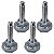 Kit 4 Pé Nivelador Para Lava e Seca Cv9011ec4 F12u1tcn4 - Imagem 1