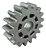 Engrenagem Motor Rossi Externa M4 17 dentes Dz3 DZ4 Nano - Imagem 4