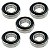 Kit 5 Rolamento 6205-2RS Para Lavadora Electrolux LF11 TOP6 - Imagem 1