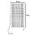 Condensador Geladeira Consul CRD38 CRA36 CRM33 CRC30 CVU26 - Imagem 2