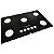 Mesa Tampo Vidro Fogão Cooktop Brastemp 5 Bocas BDD75AE - Imagem 1