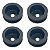 Kit 4 Vedação Registro Cooktop Fischer Infinity Platinium - Imagem 1