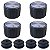 Kit 4 Botão + 4 Vedação Fogão Cooktop Fischer Platinium - Imagem 1