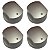 Kit 4 Botão Manípulo Cooktop Brastemp BDK75 BDK90 BDK60 - Imagem 1