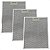 Kit 3 Filtro Alumínio Depurador Philco Slim PDR90 28,5x37cm - Imagem 1