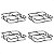 Kit 4 Trempe Grade Fogão Brastemp BFD5 BFS5 BYS5 Original - Imagem 1