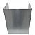 Capa Duto Extensor 3 Lados Para Coifa Inox 29cm x 31cm - Imagem 4