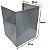 Capa Duto Extensor 3 Lados Para Coifa Inox 29cm x 31cm - Imagem 2