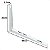 Suporte Para Ar Condicionado Split 18 a 24.000 BTU 50cm 65Kg - Imagem 2
