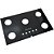 Tampo Mesa Vidro Fogão Cooktop Brastemp 5 Bocas BDD75AE - Imagem 3