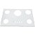 Vidro Fogão Cooktop Mueller 5 Bocas Tripla Chama Branco G5 - Imagem 4