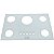 Vidro Fogão Cooktop Mueller 5 Bocas Tripla Chama Branco G5 - Imagem 3