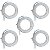 Kit 5 Sensor Termistor NTC SB70 Branco 2m Full Gauge - Imagem 1