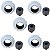 5 Catraca e Engaste Para Lavadora Electrolux LBT12 LF10 LM08 - Imagem 1