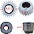 Kit 5 Catraca e Engaste Para Lavadora Electrolux LTR12 WWL22 - Imagem 3