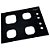 Mesa Tampo Vidro Fogão Cooktop Brastemp 4 Bocas Preto BDD62A - Imagem 3
