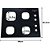 Mesa Tampo Vidro Fogão Cooktop Brastemp 4 Bocas Preto BDD62A - Imagem 2