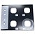 Mesa Trabalho Tampo Vidro Cooktop Consul 4 Bocas CD060AE - Imagem 5