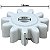 Kit 6 Engrenagem Espremedor Multiprocessador Philco X501 - Imagem 2