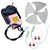 Motor Vent. + Hélice + Sensor Geladeira Brastemp Consul 127V - Imagem 1