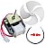 Motor + Hélice + Sensor Geladeira Electrolux Df34 Df36 220V - Imagem 1