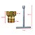 Chave + 4 Bico Injetor Gicle Fogão Cooktop Fischer Gn - Imagem 2