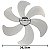 Hélice 6 Pá 36,5cm Ventilador Philco Mega Turbo Master Power - Imagem 2