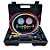 Kit Manifold Mangueira Refrigeração 1/4 R22 R407c R410a 90cm - Imagem 3