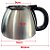 Copo Jarra Inox Cafeteira Britânia Philco Base de 15cm - Imagem 2