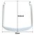 Tampa Completa C/ Moldura Lavadora Electrolux LAC11 Original - Imagem 2