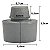 Kit 4 Pé Microondas Electrolux ME21G ME21S MEF33 MEG33 MG41R - Imagem 2