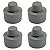 Kit 4 Pé Microondas Electrolux ME21G ME21S MEF33 MEG33 MG41R - Imagem 1