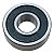 Rolamento Esférico 6000 2RS Para Motores Elétricos 10x26x8mm - Imagem 1