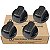 Kit 4 Botão Fogão Cooktop Electrolux KE4XC KE5XC KE5GR KE4GR - Imagem 1