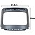 Painel Moldura Porta Fritadeira Air Fryer Electrolux EAF90 - Imagem 2