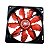 Ventoinha Cooler Fan 4 Led Vermelho Oex Game Para PC F10 - Imagem 2