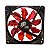 Ventoinha Cooler Fan 4 Led Vermelho Oex Game Para PC F10 - Imagem 5