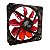 Ventoinha Cooler Fan 4 Led Vermelho Oex Game Para PC F10 - Imagem 4