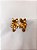 Brinco Folhas Dourado - Imagem 1