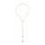 COLAR PLATE PEARL DOURADO/PEROLA BRANCA - Imagem 1