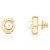 BRINCO OYSTER GLOW DOURADO/PEROLA BRANCA - Imagem 1