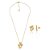 BRINCO GOLDEN SHAPES DOURADO FOSCO/LISO - Imagem 1