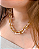 COLAR MIX ELOS NUDE/DOURADO - Imagem 1