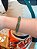 BRACELETE APLIQUE VERDE - Imagem 1