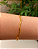 BRACELETE ONDULADO FINO DOURADO - Imagem 2