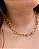 COLAR ELOS COM BOLINHAS T INSP DOURADO/PRATEADO - Imagem 2