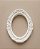 Kit Moldura Oval + Fundo de Mdf C/ 10 Kits - Imagem 1