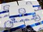 Convite Casamento Floral Azul Royal - Imagem 3