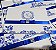 Convite Casamento Floral Azul Royal - Imagem 1
